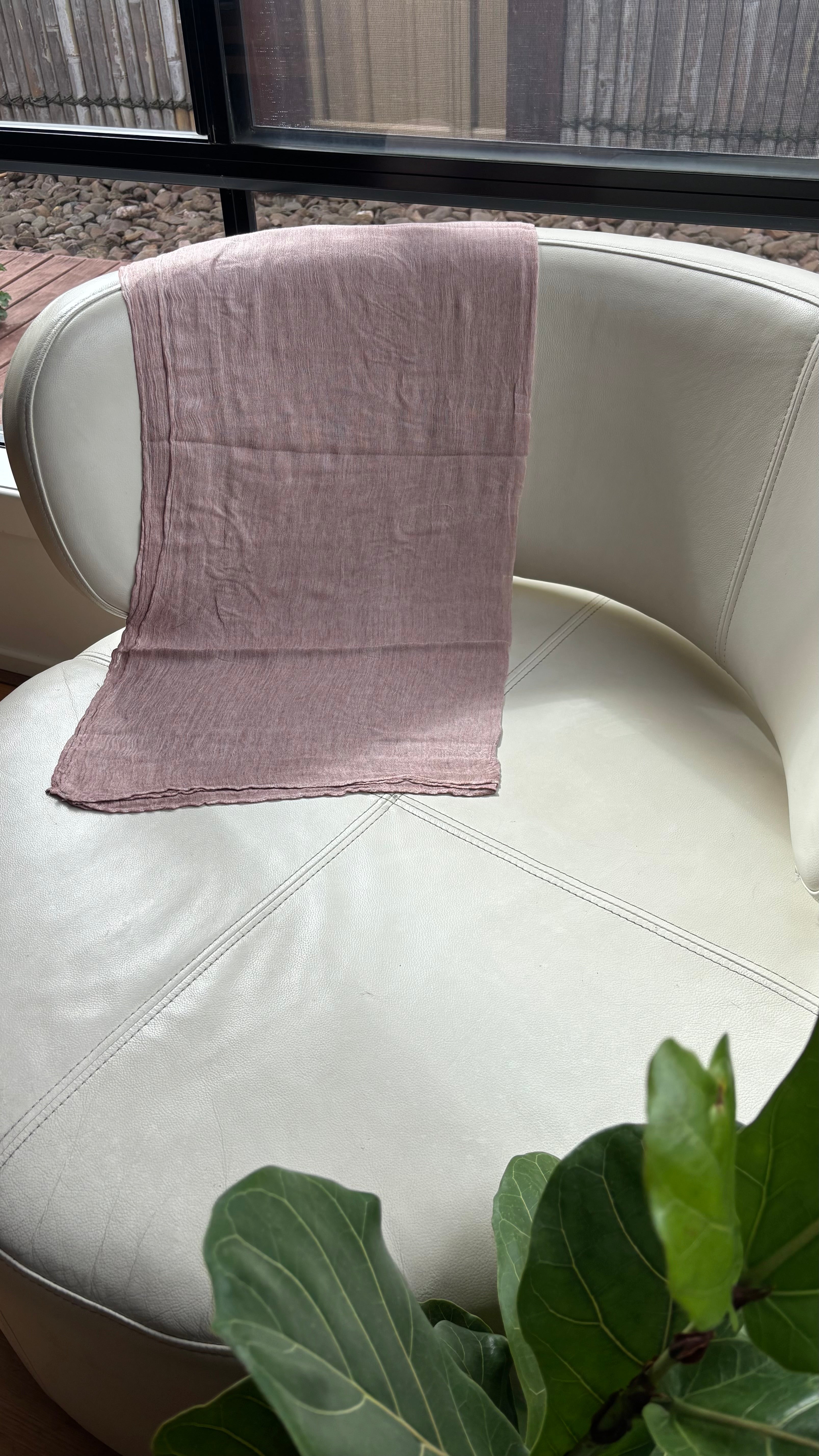 Light Pink Crunch Modal Hijab