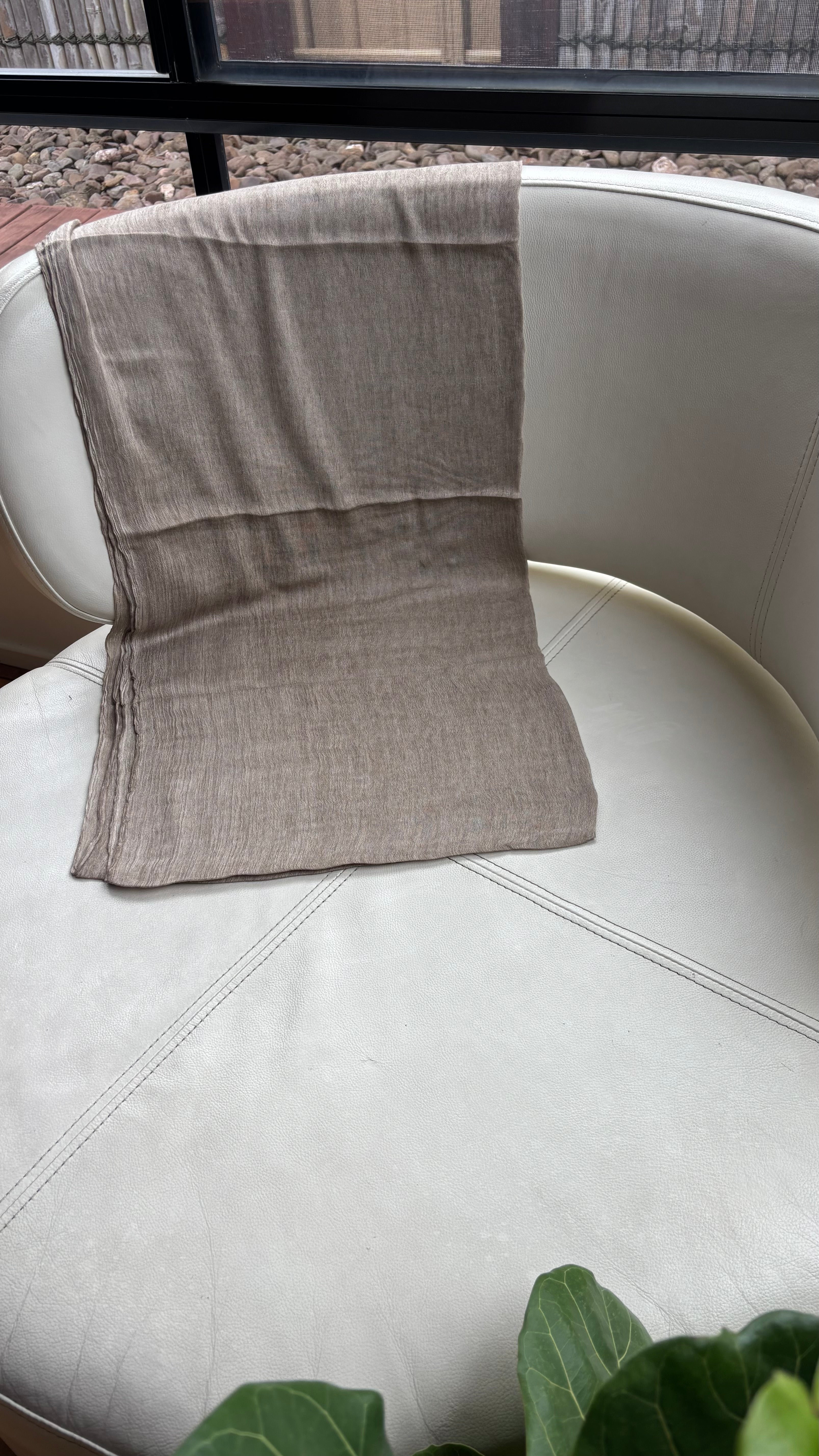 Nude Brown Crunch Modal Hijab