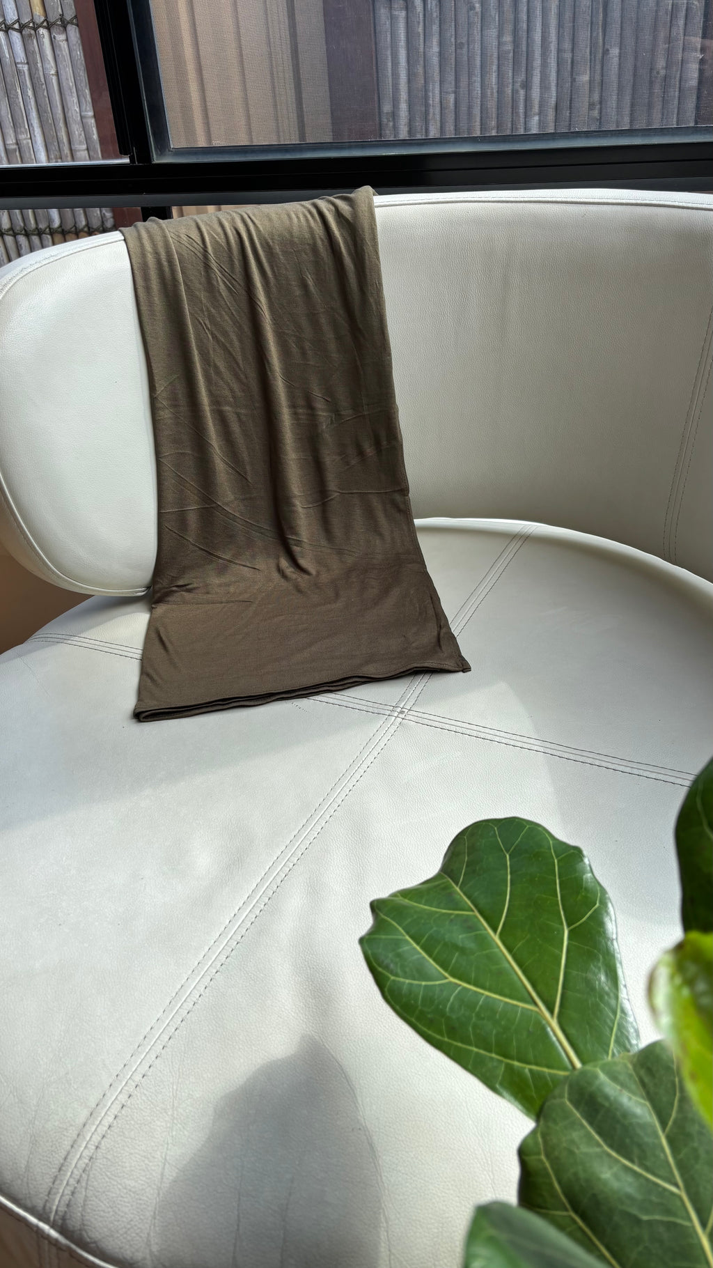 Dark Sage Green Jersey Hijab