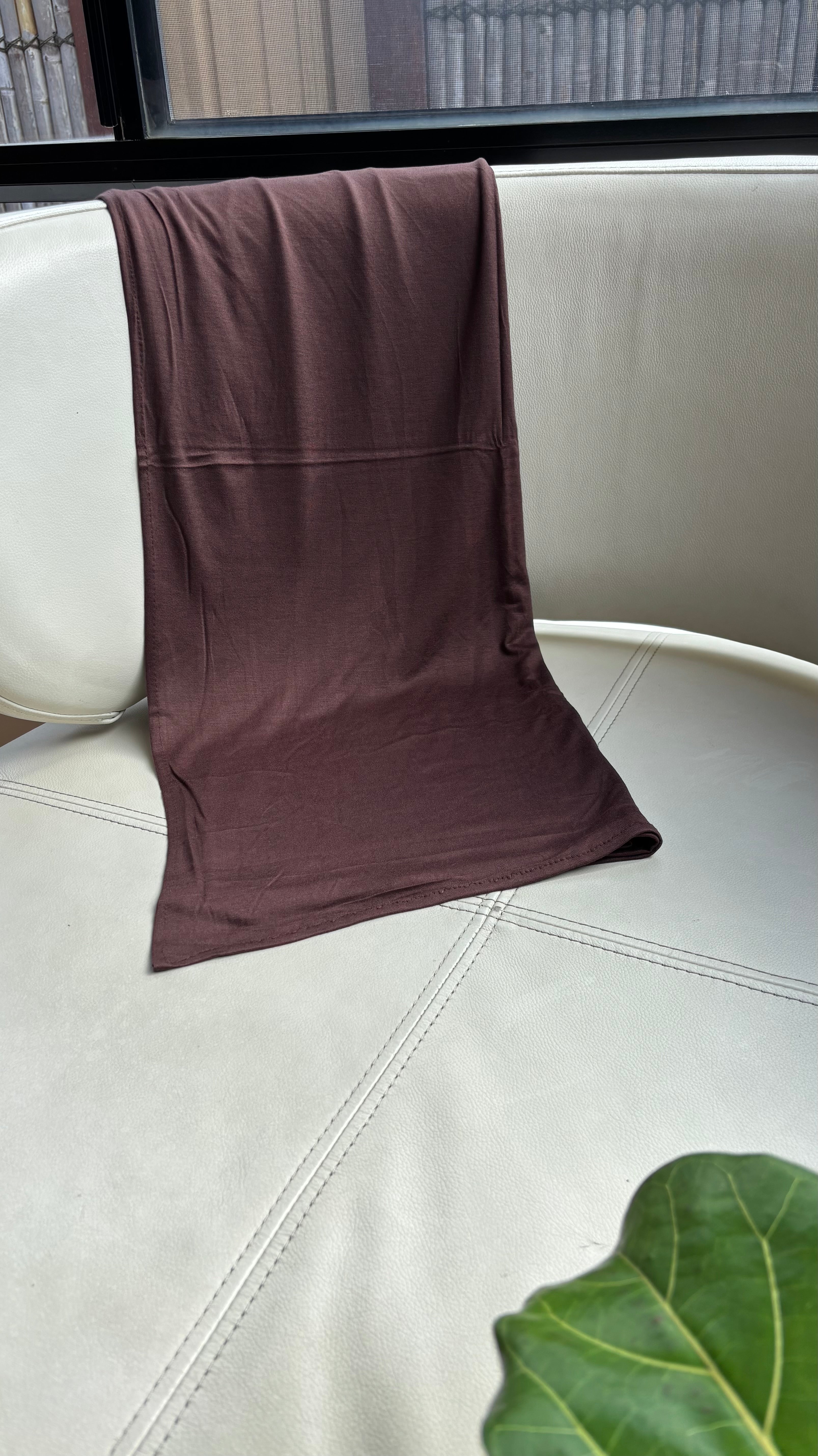 Dark Mocha Jersey Hijab