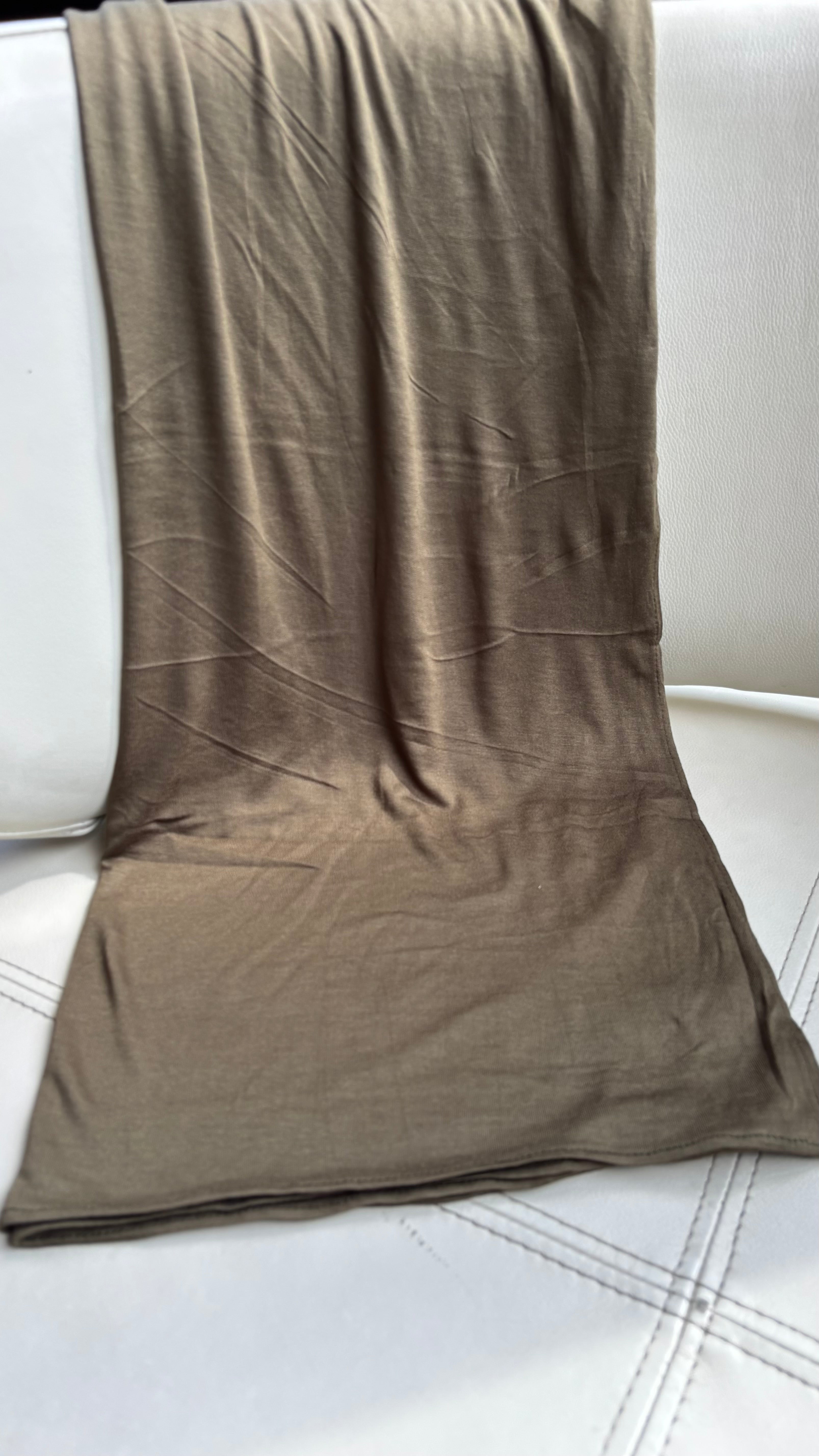 Dark Sage Green Jersey Hijab