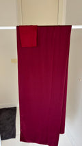 Burgundy Premium Liquid Jersey & Matching Cap