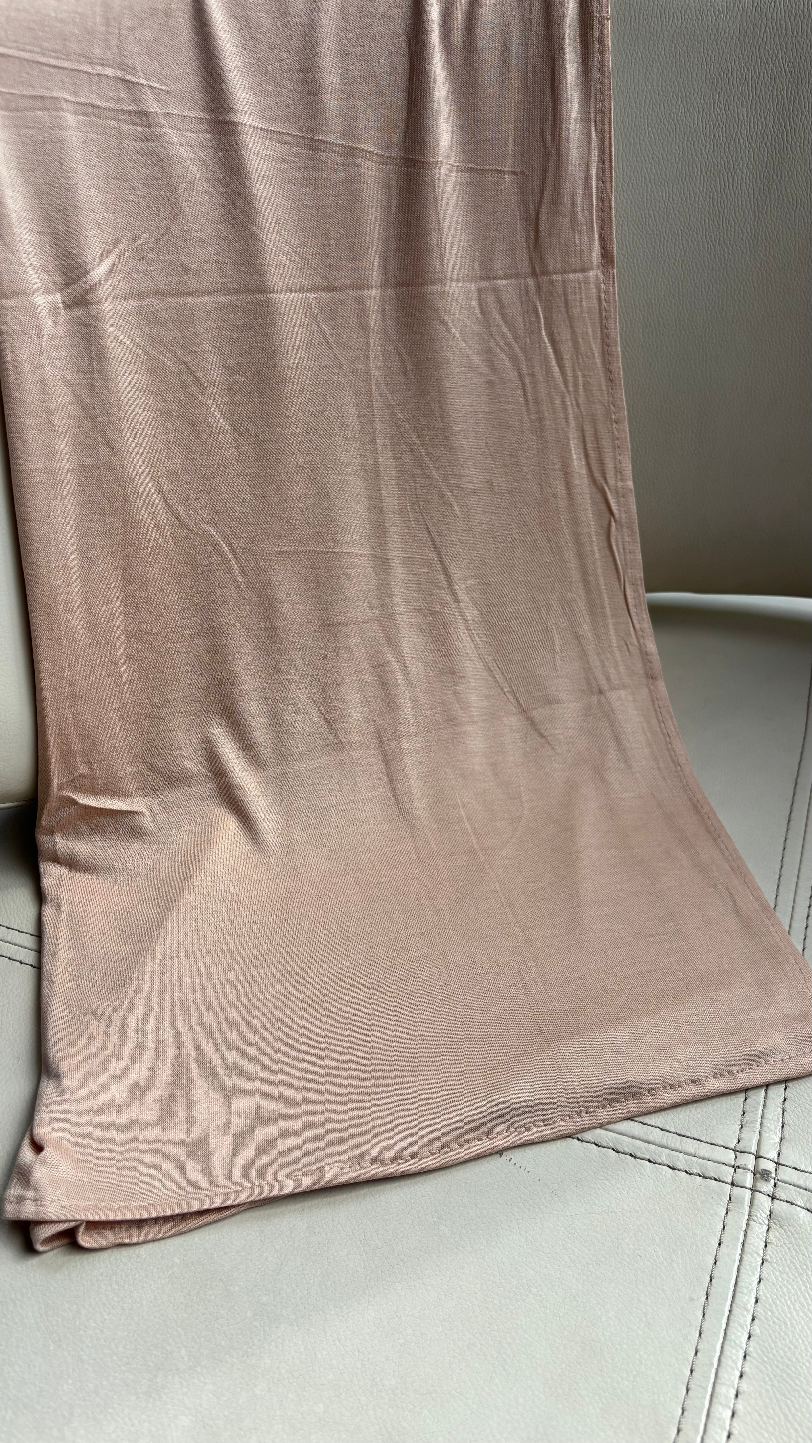 Light Beige Jersey Hijab