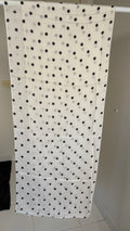 White & Black Polka Dots Modal Hijab