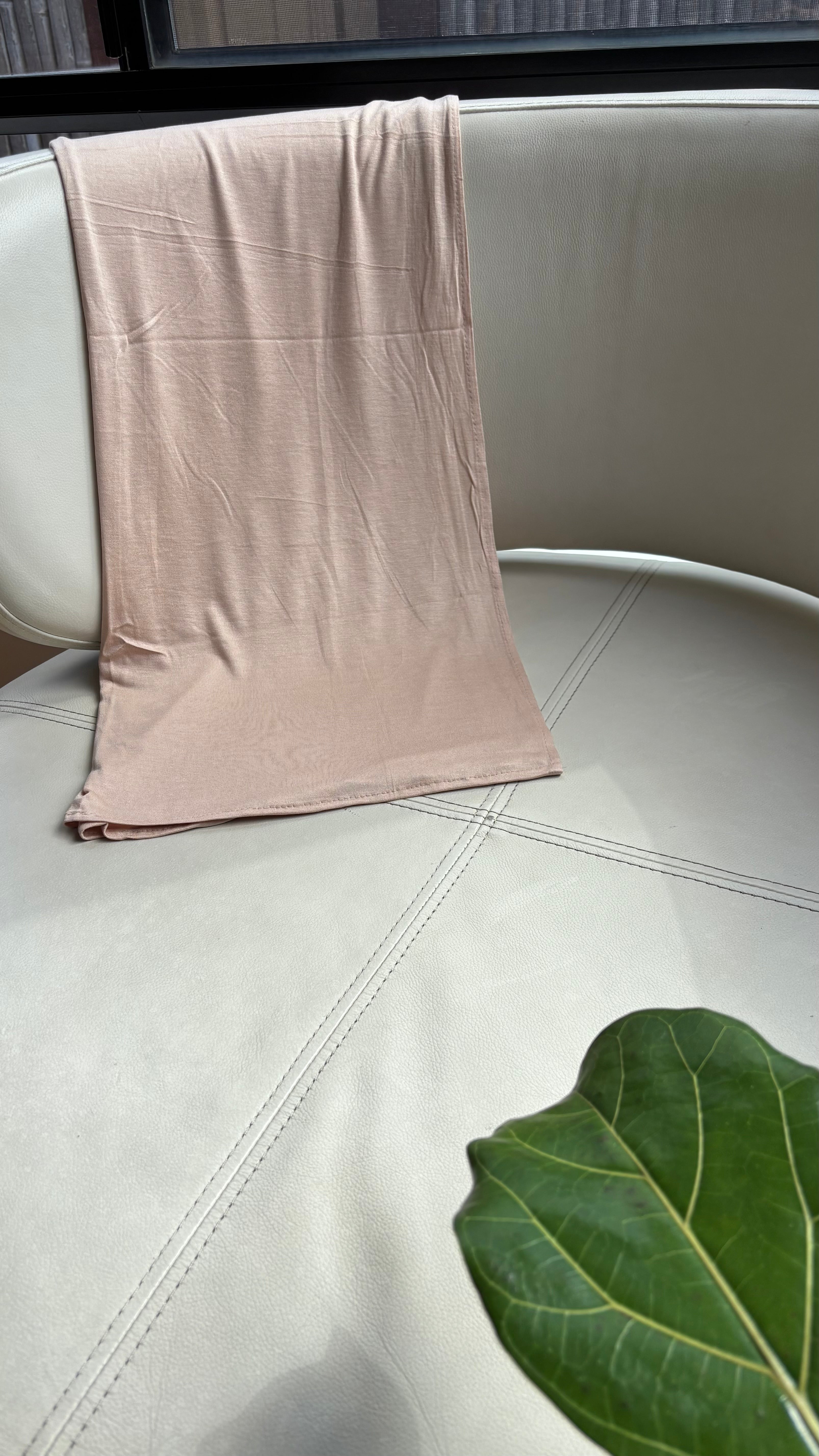 Light Beige Jersey Hijab
