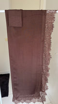 Chocolate Brown Lace Modal & Matching Cap