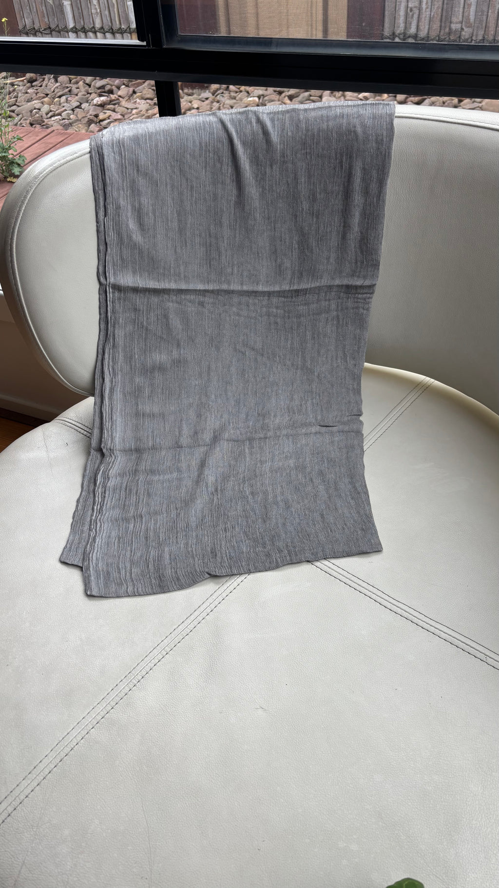 Grey Crunch Modal Hijab