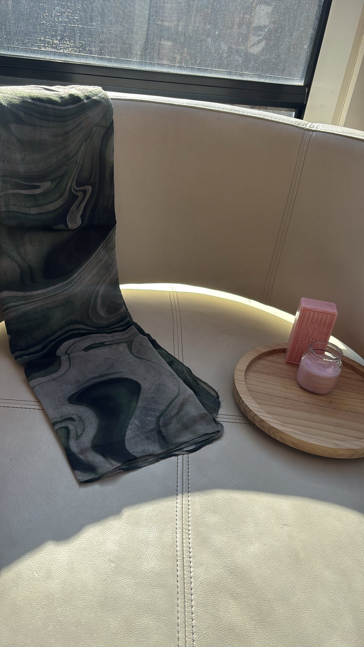 Sage Swirl Modal Printed Hijab
