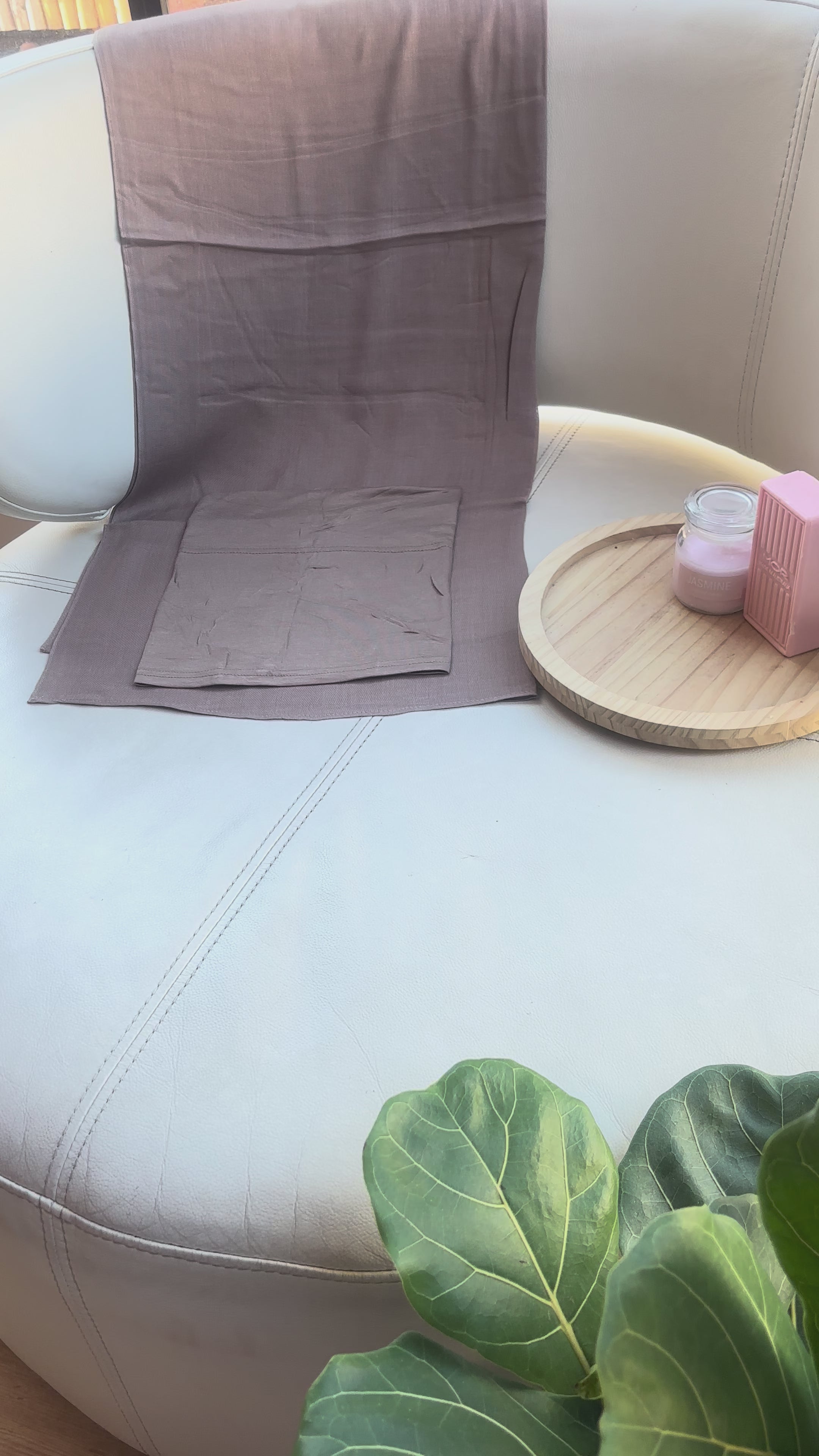 Mocha Modal Hijab & Matching Cap