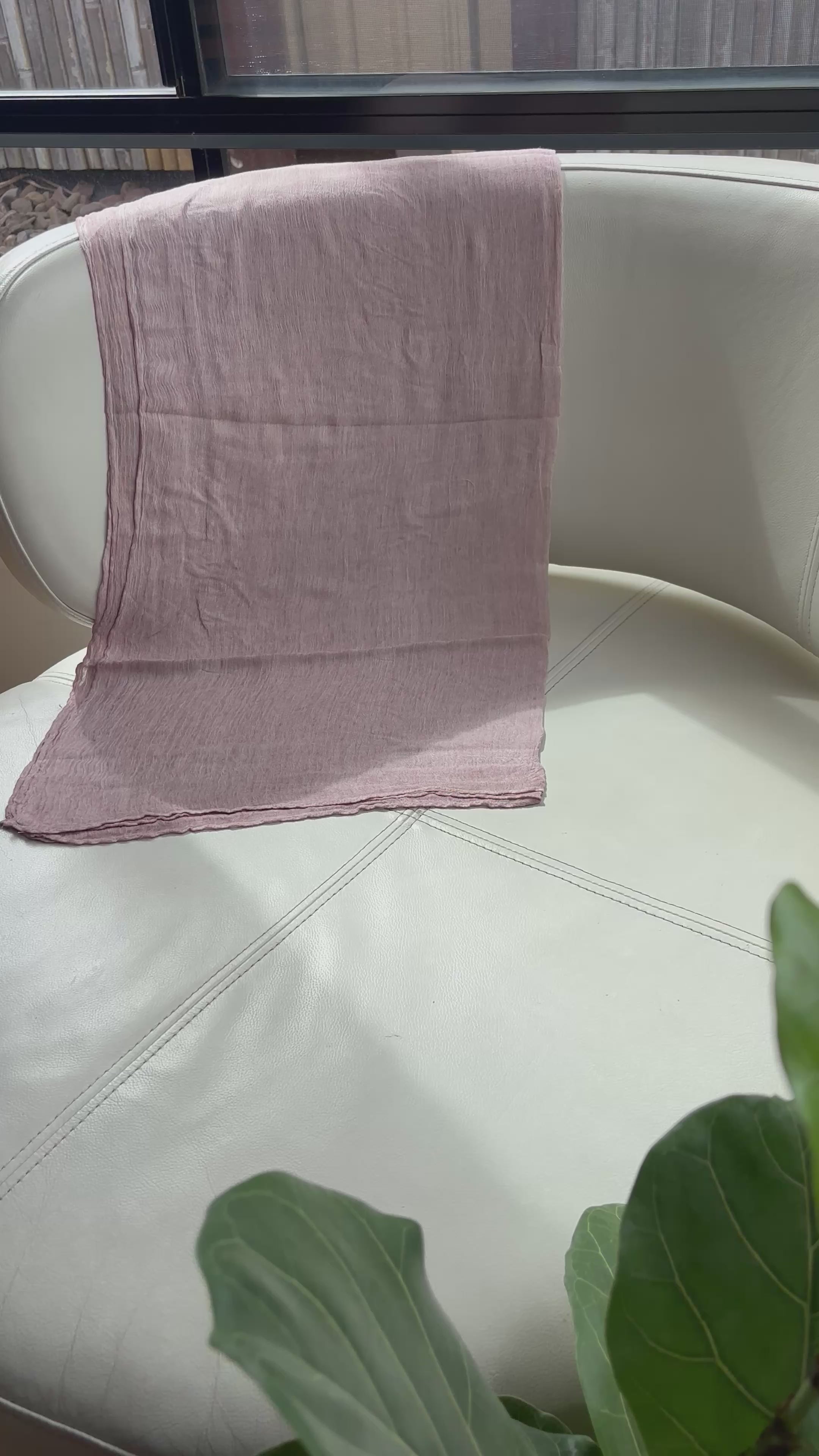 Light Pink Crunch Modal Hijab