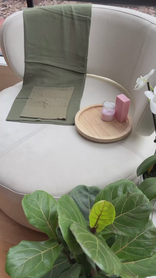 Sage Green Modal Hijabs / Matching Cap