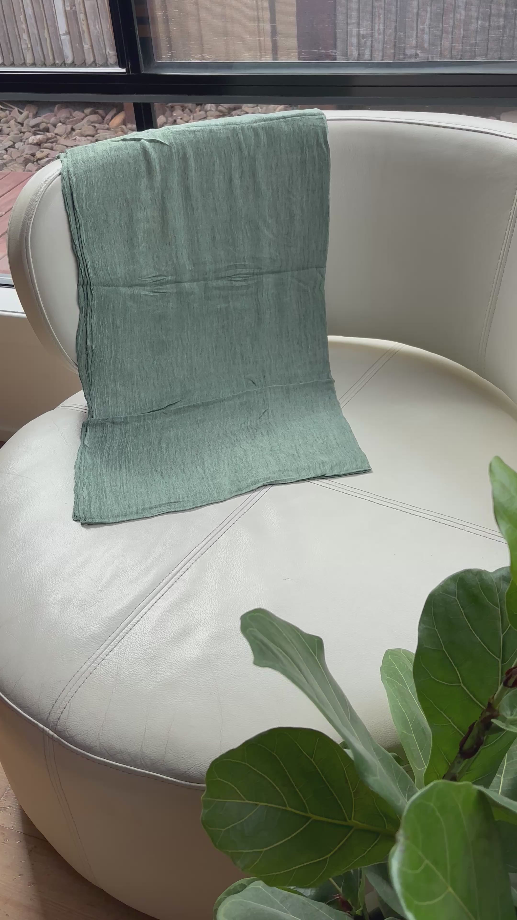 Baby Green Crunch Modal Hijab